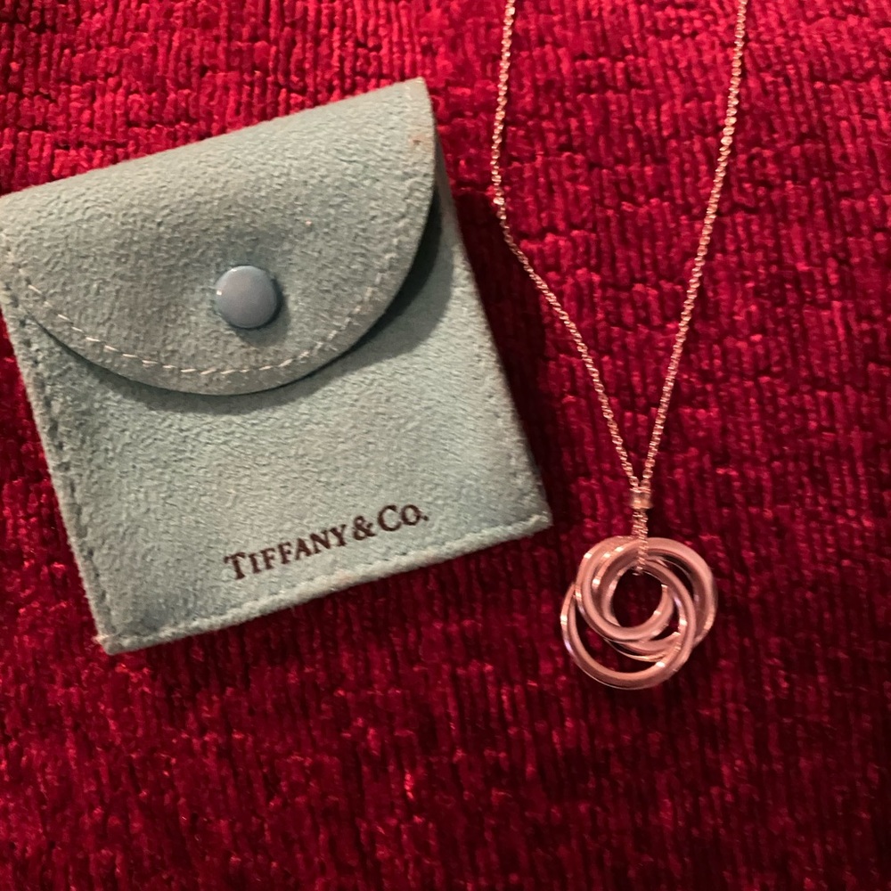 Tiffany 1837 3 Ring Interlinking Pendant